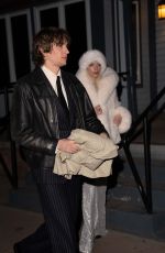 ANYA TAYLOR-JOY and Malcolm Mcrae Arrives at Kate Hudson