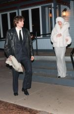 ANYA TAYLOR-JOY and Malcolm Mcrae Arrives at Kate Hudson
