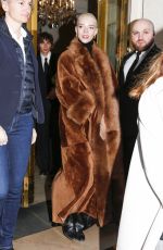ANYA TAYLOR-JOY Leaves Her Hotel in Paris 01/24/2026