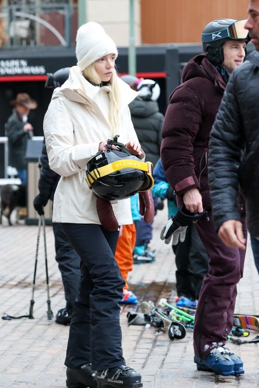 ANYA TAYLOR-JOY Out and About in Aspen 01/02/2026