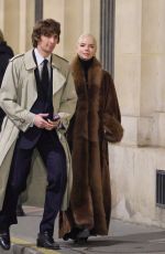 ANYA TAYLOR-JOY Out with Her Husband at Palais Royal District in Paris 01/24/2026