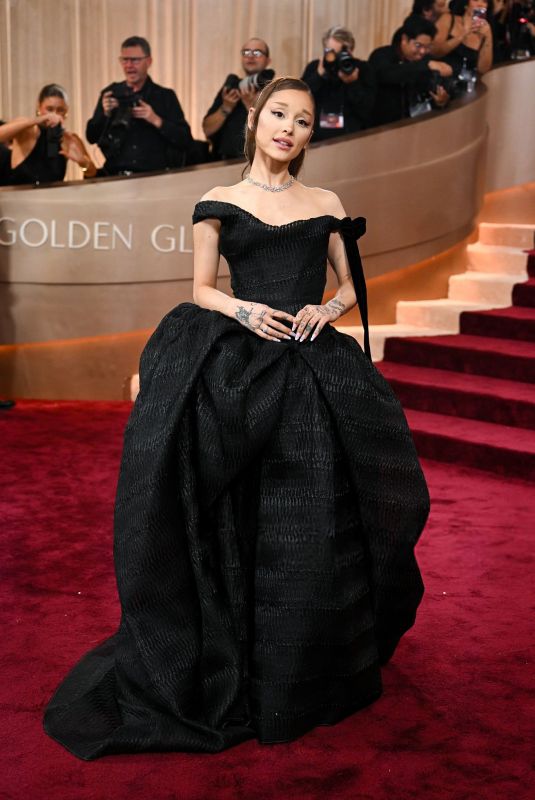 ARIANA GRANDE at 83rd Annual Golden Globe Awards in Beverly Hills 01/11/2026