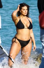 ASHLEY GRAHAM in Bikini at a Photoshoot on the Beach in Miami 03/14/2018