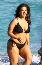 ASHLEY GRAHAM in Bikini at a Photoshoot on the Beach in Miami 03/14/2018