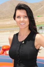 AUDRINA PATRIDGE at Willow Springs Raceway to Unveil New Dodge Challenger 06/03/2008