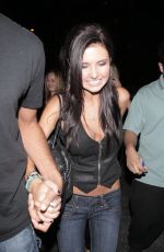 AUDRINA PATRIDGE Leaves Crown Bar in Hollywood 06/11/2008