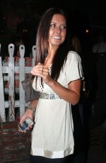 AUDRINA PATRIDGE Out for Dinner at The Ivy in Los Angeles 07/24/2008