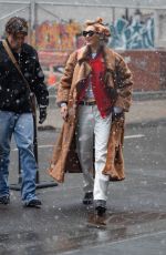 BELLA HADID Arrives at a Photoshoot in New York City 01/19/2026
