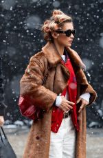 BELLA HADID Arrives at a Photoshoot in New York City 01/19/2026
