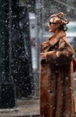 BELLA HADID Arrives at a Photoshoot in New York City 01/19/2026