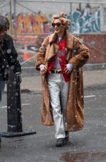 BELLA HADID Arrives at a Photoshoot in New York City 01/19/2026
