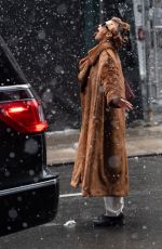BELLA HADID Arrives at a Photoshoot in New York City 01/19/2026