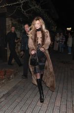 BELLA HADID Night Out in Aspen 12/31/2025