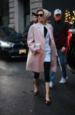 BELLA HADID Out Filming a New Project in New York City 01/22/2026