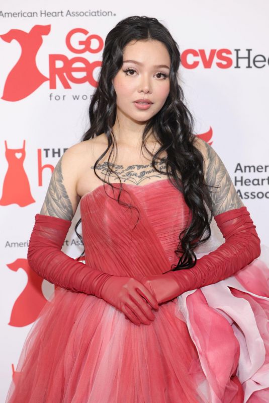 BELLA POARCH at American Heart Association Go Red For Women Red Dress Collection Concert in New York City 01/29/2026