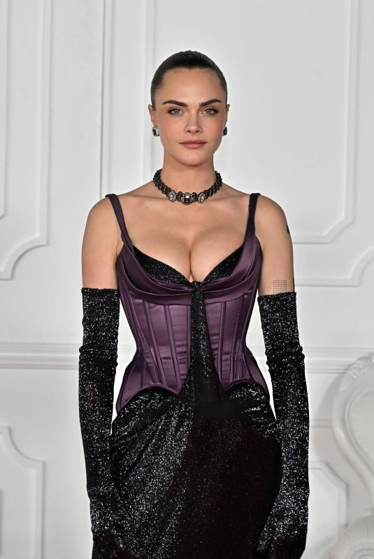 CARA DELEVINGNE at World Premiere of Wuthering Heights at TCL Chinese Theatre in Hollywood 01/28/2026