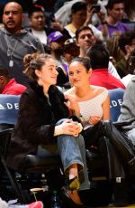 CHASE SUI WONDERS and RACHEL SENNOTT at NBA Game Between L.A. Lakers and Toronto Raptors in Los Angeles 01/18/2026