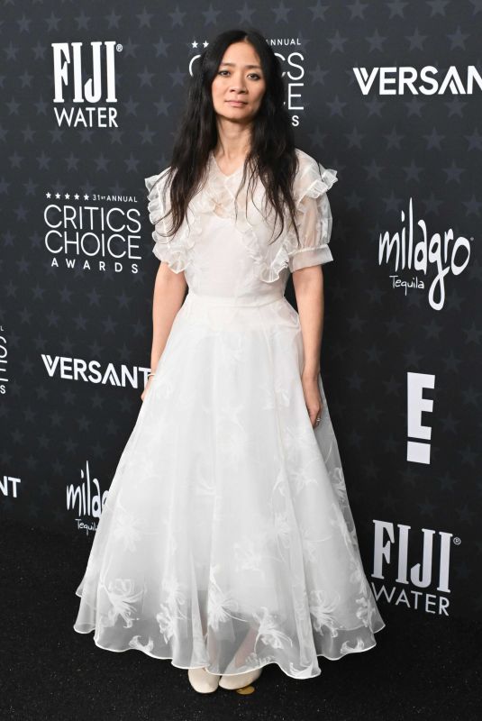 CHLOE ZHAO at 31st Annual Critics Choice Awards in Santa Monica 01/04/2026