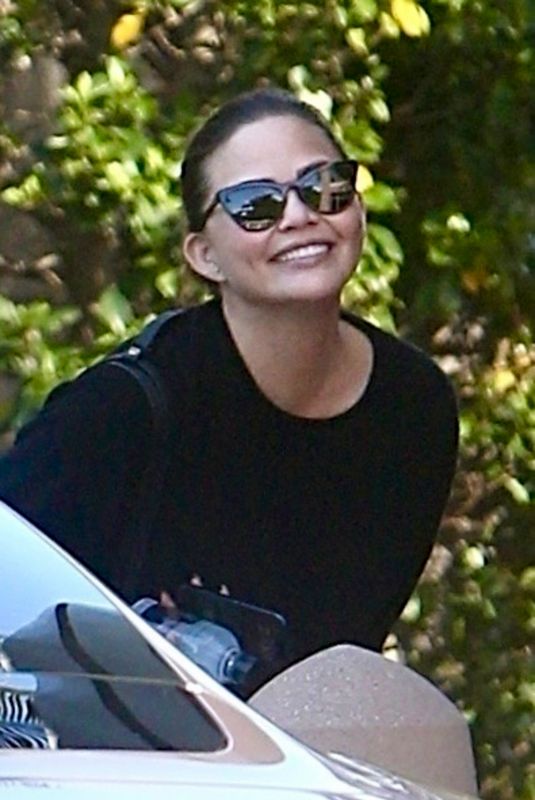 CHRISSY TEIGEN Arrives at a Meeting in Beverly Hills 01/26/2026