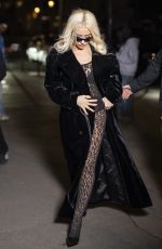 CHRISTINA AGUILERA Out for a Date Night at Manko in Paris 01/23/2026
