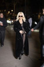 CHRISTINA AGUILERA Out for a Date Night at Manko in Paris 01/23/2026