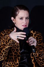 CLAIRE FOY at H Is for Hawk Tribeca Membership Screening at Regal Union Square in New York City 01/20/2025