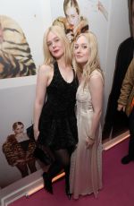 DAKOTA and ELLE FANNING at W Magazine