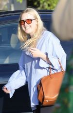 DAKOTA FANNING Arrives for a Fashion Fitting in Hollywood 01/28/2026