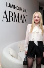 DAKOTA FANNING at Armani Beauty Celebrates Luminous Silk in Los Angeles 01/15/2026