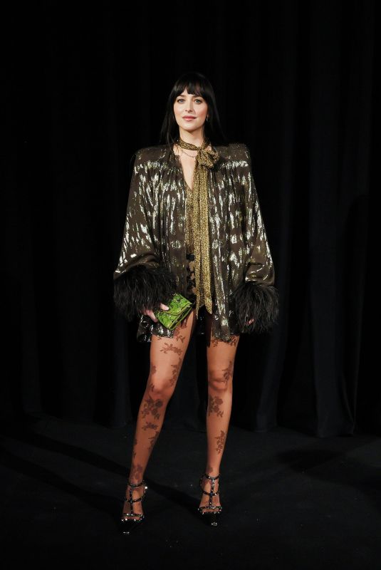 DAKOTA JOHNSON at Valentino Haute Couture Week Spring/Summer 2026 Show at Paris Fashion Week 01/28/2026