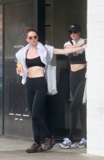 DAKOTA JOHNSON Leaves Tracy Anderson Gym in Studio City 01/05/2026