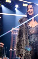 DEMI LOVATO Performs at Dick Clark