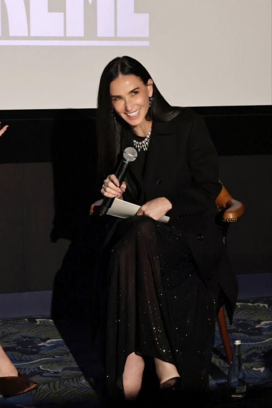 DEMI MOORE at In Conversation with Gwyneth Paltrow at Marty Supreme Special Screening 01/09/2026