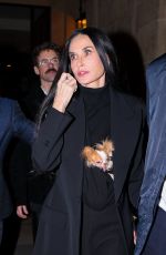 DEMI MOORE Out at Paris Fashion Week 01/26/2026
