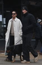 DUA LIPA and Callum Turner Out for a Dog Walk in London 01/04/2026