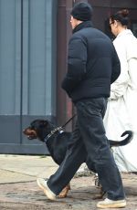 DUA LIPA and Callum Turner Out for a Dog Walk in London 01/04/2026