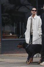 DUA LIPA and Callum Turner Out for a Dog Walk in London 01/04/2026