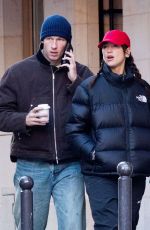 DUA LIPA and Callum Turner Out for a Walk in Paris 01/24/2026