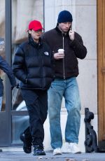 DUA LIPA and Callum Turner Out for a Walk in Paris 01/24/2026