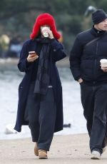 DUA LIPA and Callum Turner Out for Dog Walk at Hyde Park in London 12/30/2025