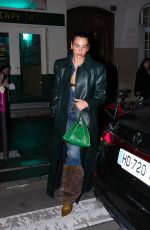 DUA LIPA Night Out with Callum Turner and Her Younger Brother in Paris 01/29/2026
