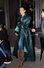 DUA LIPA Night Out with Callum Turner and Her Younger Brother in Paris 01/29/2026