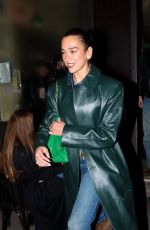 DUA LIPA Night Out with Callum Turner and Her Younger Brother in Paris 01/29/2026