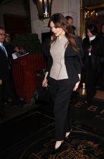 ELIZABETH OLSEN Leaves Her Hotel in Paris 01/25/2026