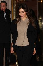 ELIZABETH OLSEN Leaves Her Hotel in Paris 01/25/2026