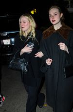 ELLE and DAKOTA FANNING Night Out at Chateau Marmont inLos Angeles 01/21/2026