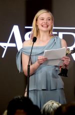 ELLE FANNING at 2026 Astra Film Awards in Los Angeles 01/09/2026