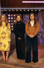 EMILIA CLARKE and HALEY LU RICHARDSON at Kelly Clarkson Show 01/22/2026