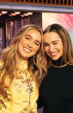 EMILIA CLARKE and HALEY LU RICHARDSON at Kelly Clarkson Show 01/22/2026