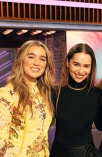 EMILIA CLARKE and HALEY LU RICHARDSON at Kelly Clarkson Show 01/22/2026
